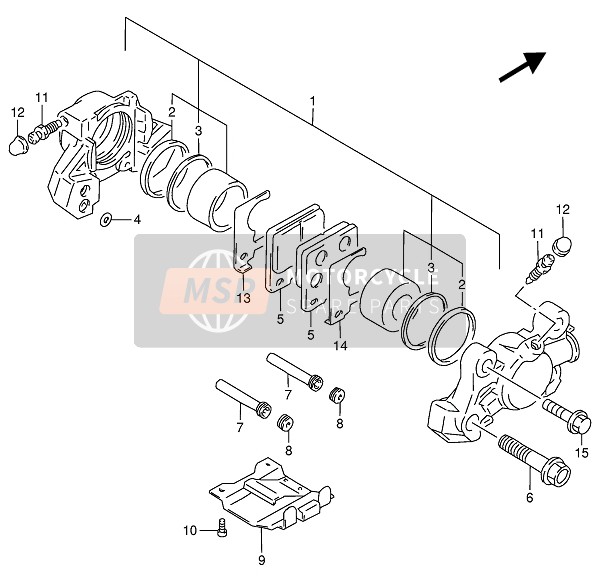 6914131E00, Pin, Suzuki, 3