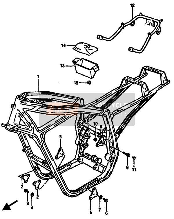 Suzuki GSX-R750(X) 1986 Frame for a 1986 Suzuki GSX-R750(X)