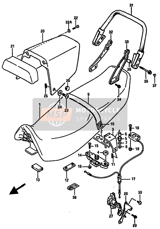 4518606B00, Bearing Bolt, Suzuki, 1