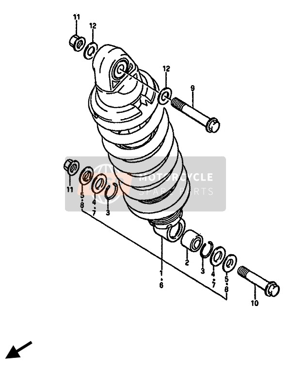 STOSSDÄMPFER HINTEN