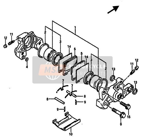 BREMSSATTEL HINTEN