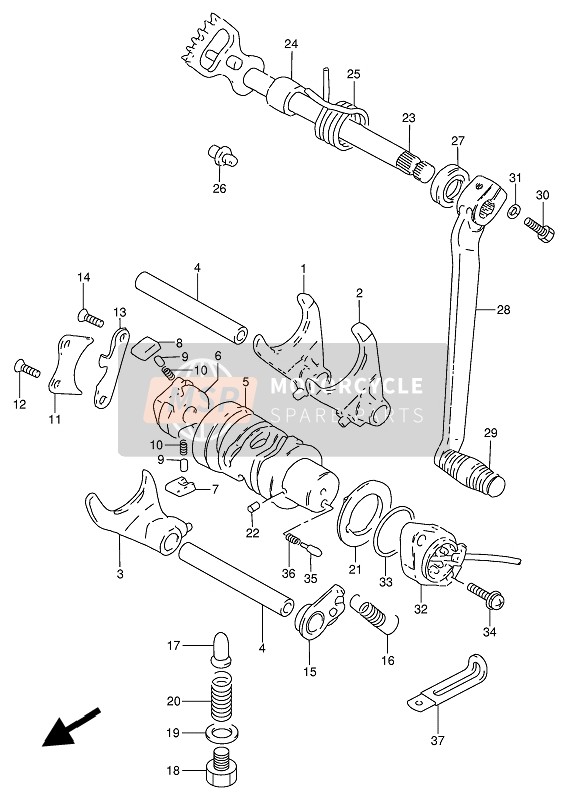 Suzuki GN250 1989 Gear Shifting for a 1989 Suzuki GN250