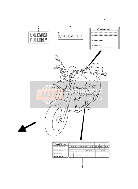 6833241F81, Label, Tire Information, Suzuki, 1