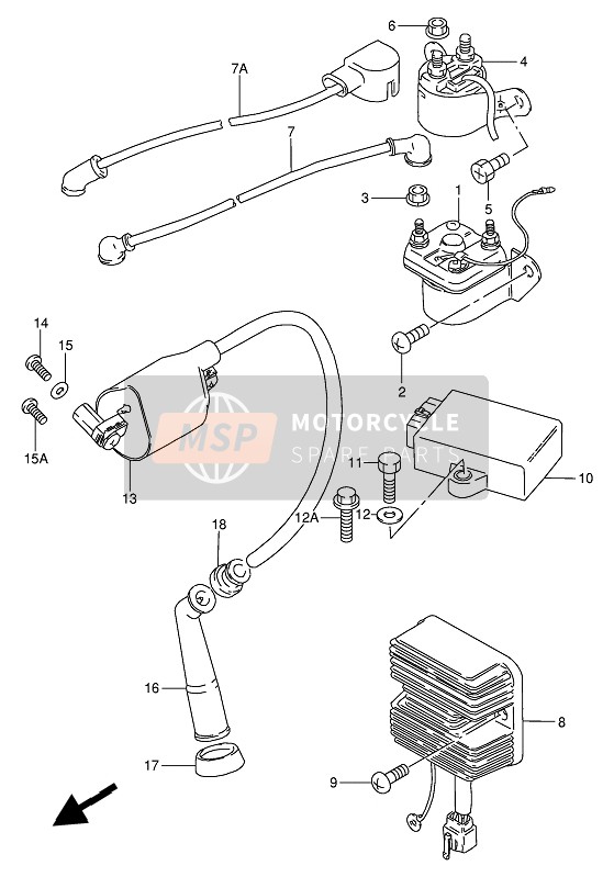 Suzuki GN250 1992 Electrical for a 1992 Suzuki GN250