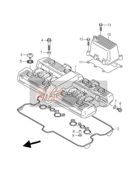 1117142F00, Cover Cylinder Head, Suzuki, 0