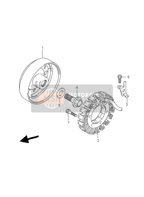 Suzuki GSX1400 2006 Generator for a 2006 Suzuki GSX1400