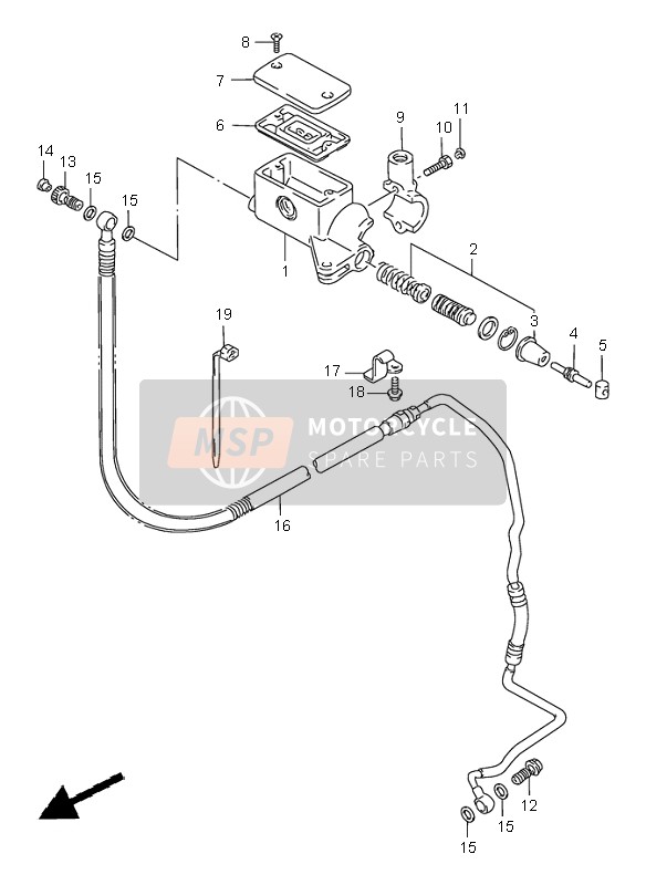 Suzuki VS1400 INTRUDER 2000 Clutch Cylinder for a 2000 Suzuki VS1400 INTRUDER