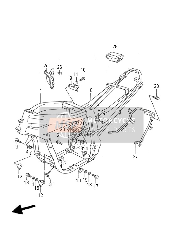 4398017E04, Grip, Rear, Suzuki, 1