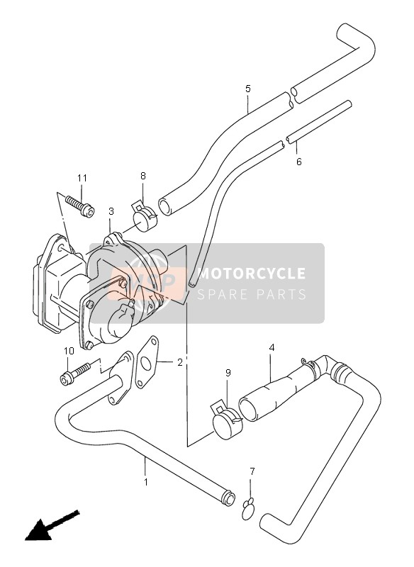 Suzuki XF650 FREEWIND 2000 2e Air (E18) pour un 2000 Suzuki XF650 FREEWIND