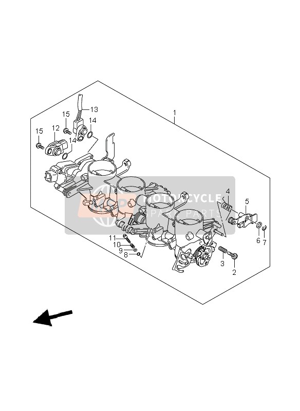 1358029G00, Gasklepsensor, Suzuki, 1