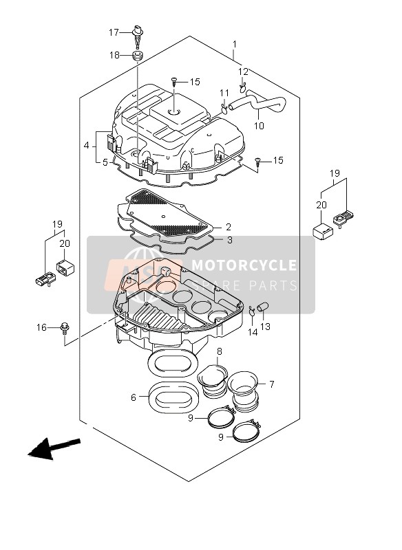 1378001H00, Filter Assy, Suzuki, 2