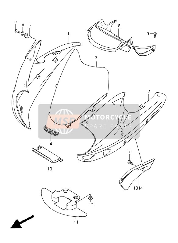 9464004F10, Panel, Meter, Suzuki, 0