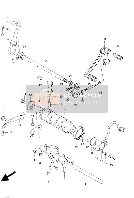 Suzuki GSX400S 1986 Gear Shifting for a 1986 Suzuki GSX400S