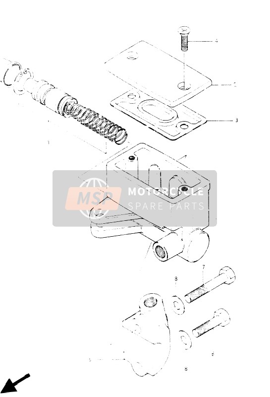 Suzuki GSX400S 1986 Master Cylinder for a 1986 Suzuki GSX400S