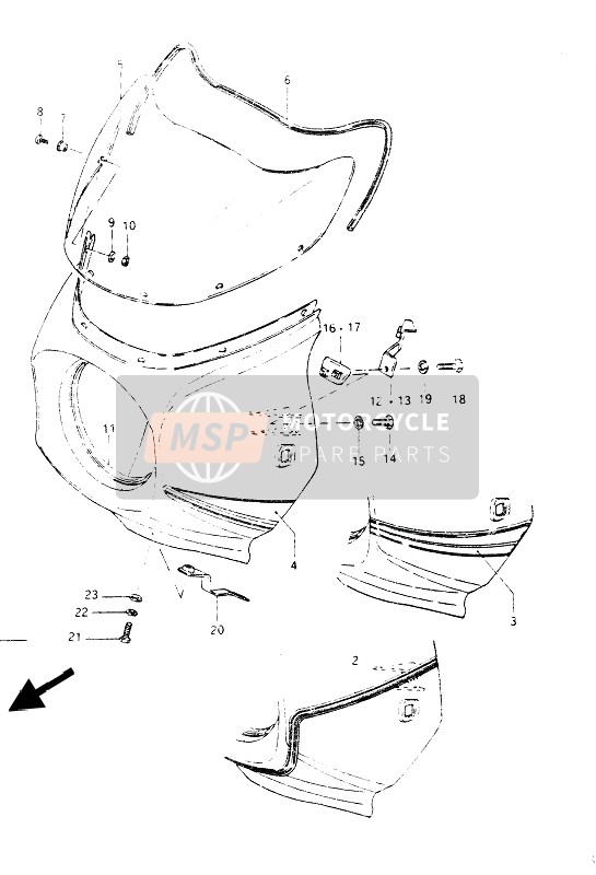 Cowling (GSX400S)