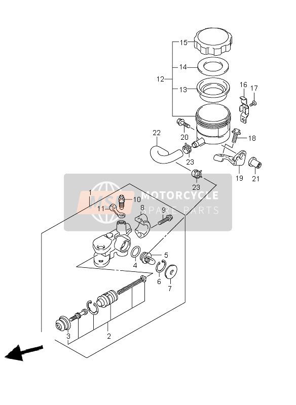 5973101H00, Hose,Front Reservoir Tank, Suzuki, 1