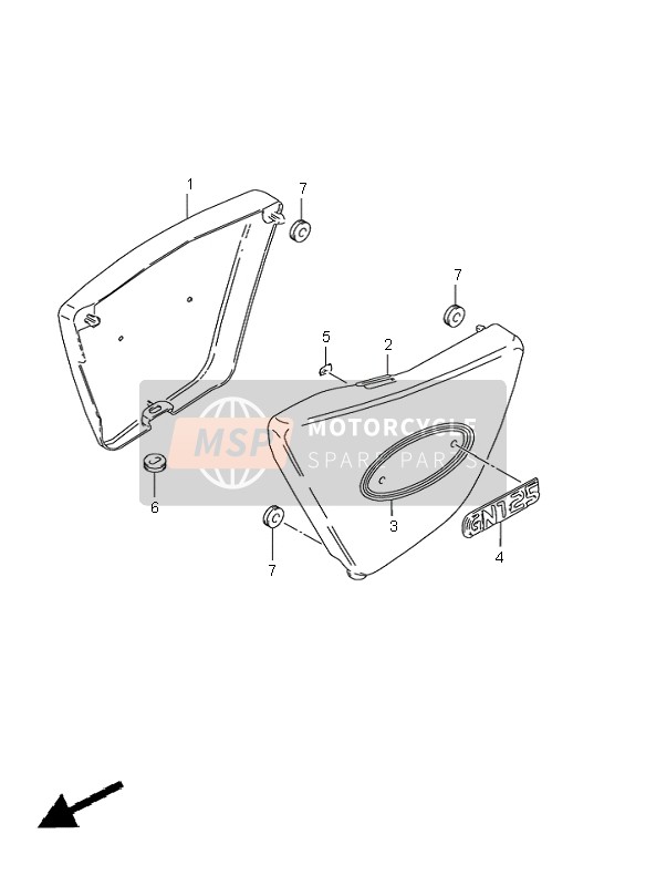 0914803003, Tuerca 3mm, Suzuki, 2