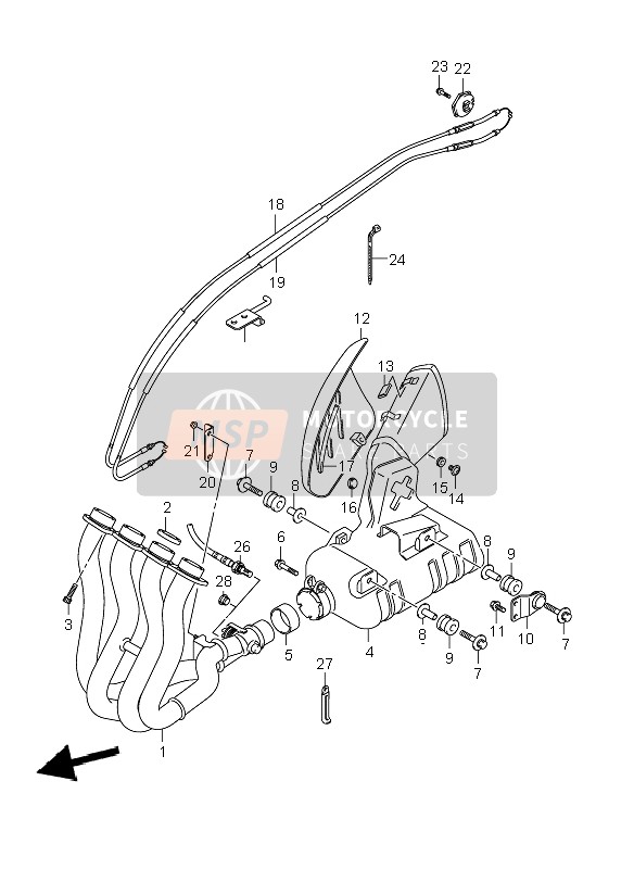 1420002H00, Muffler Comp, Suzuki, 4