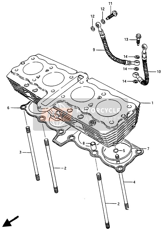 Suzuki GSX750ES 1986 Cylinder for a 1986 Suzuki GSX750ES