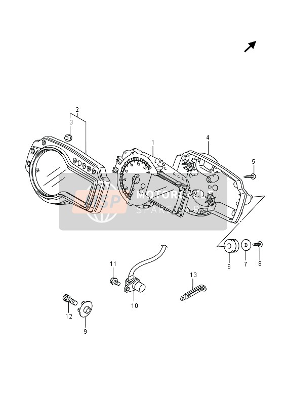 TACHOMETER (GSR750AUE)