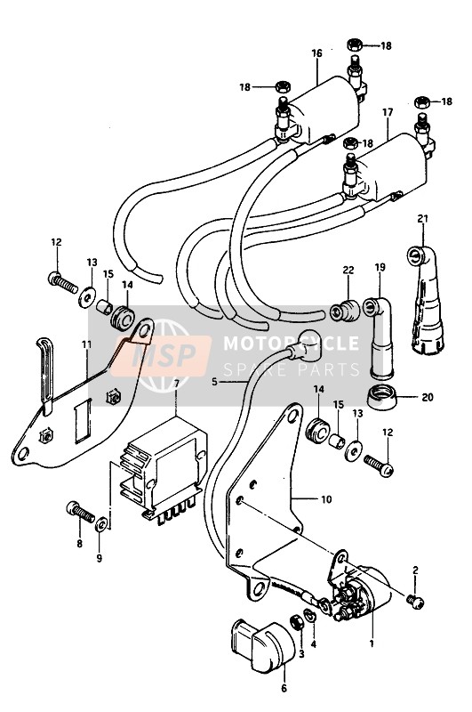 Suzuki GSX1100E(S)(EF)-GSX1150EF 1986 Electrical for a 1986 Suzuki GSX1100E(S)(EF)-GSX1150EF