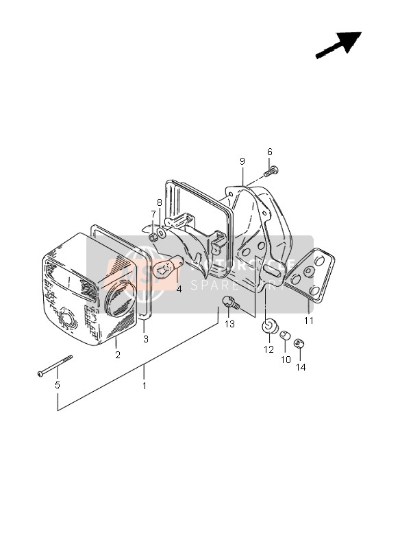 Fanale posteriore combinato (E1-E71-P9)