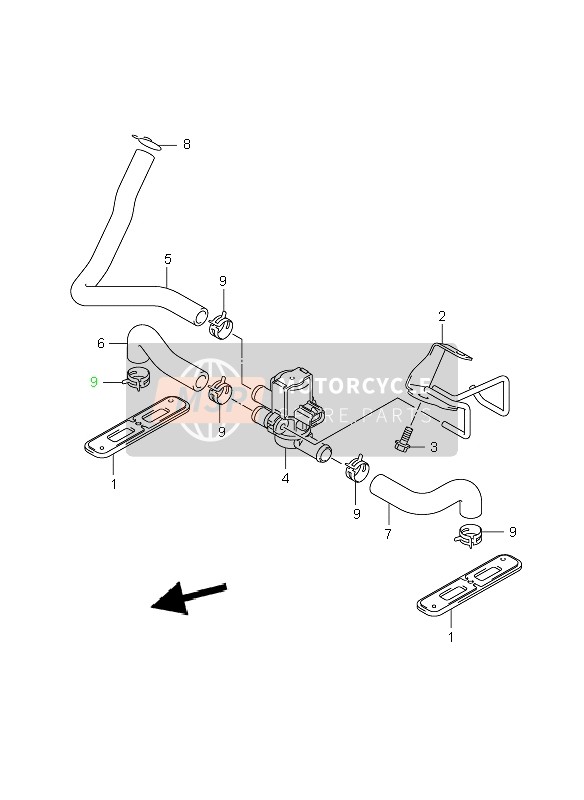 Suzuki GSX-R750 2006 2nd Air for a 2006 Suzuki GSX-R750