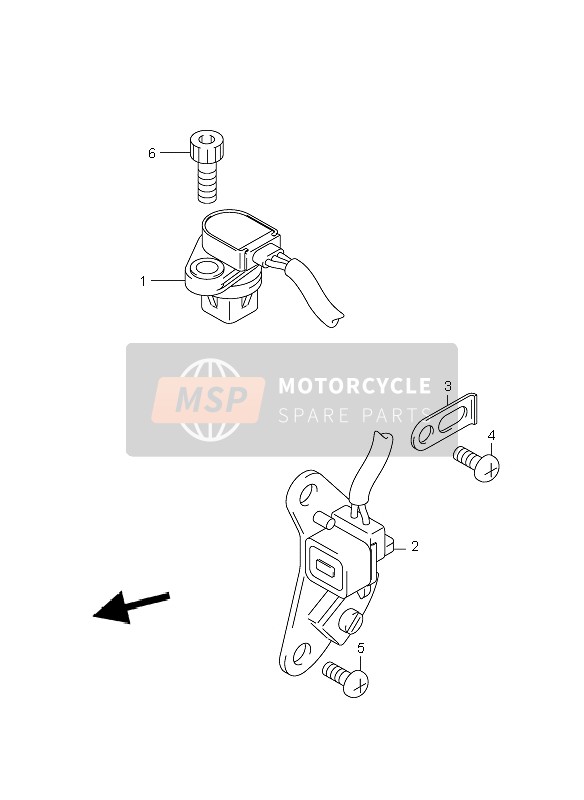 Suzuki GSX-R750 2006 Générateur de signal pour un 2006 Suzuki GSX-R750