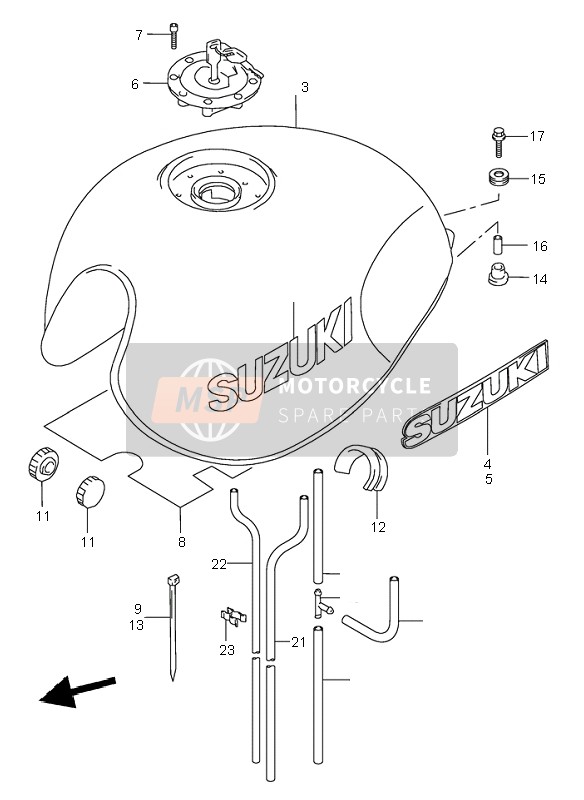 0940800102, Klem, Suzuki, 1