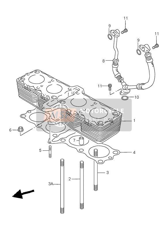 Suzuki GSX750F 2001 Cylinder for a 2001 Suzuki GSX750F