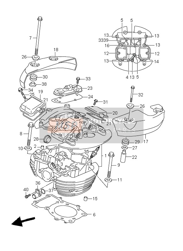 Rear Cylinder Head