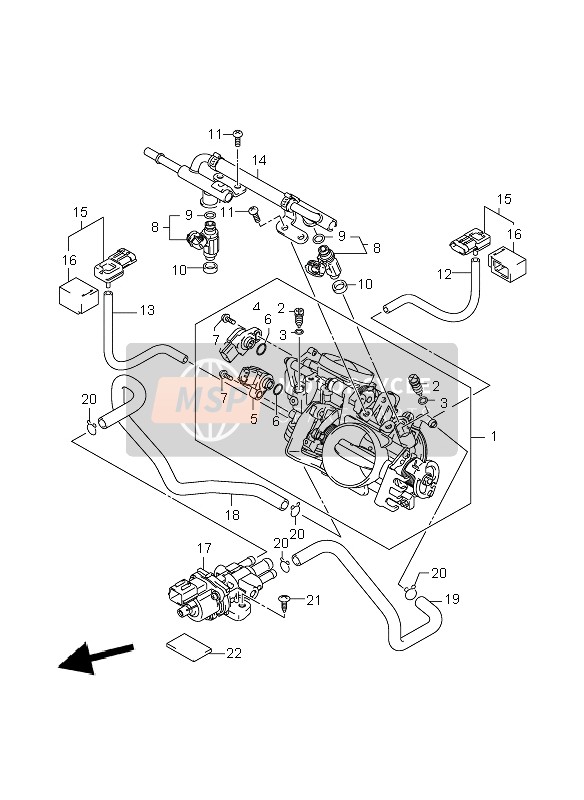 1573048G01KIT, Pipe Assy. Delivery, Suzuki, 0