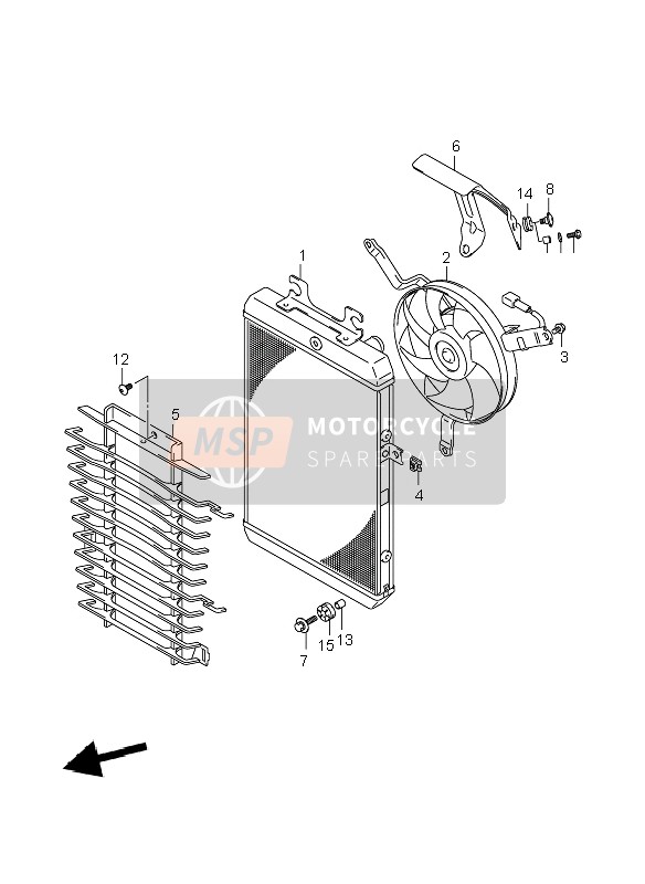 0932010051, Daempfer, Suzuki, 2