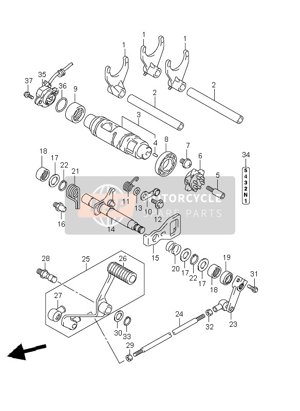 3773048G03, Sensor Assy,Gea, Suzuki, 2