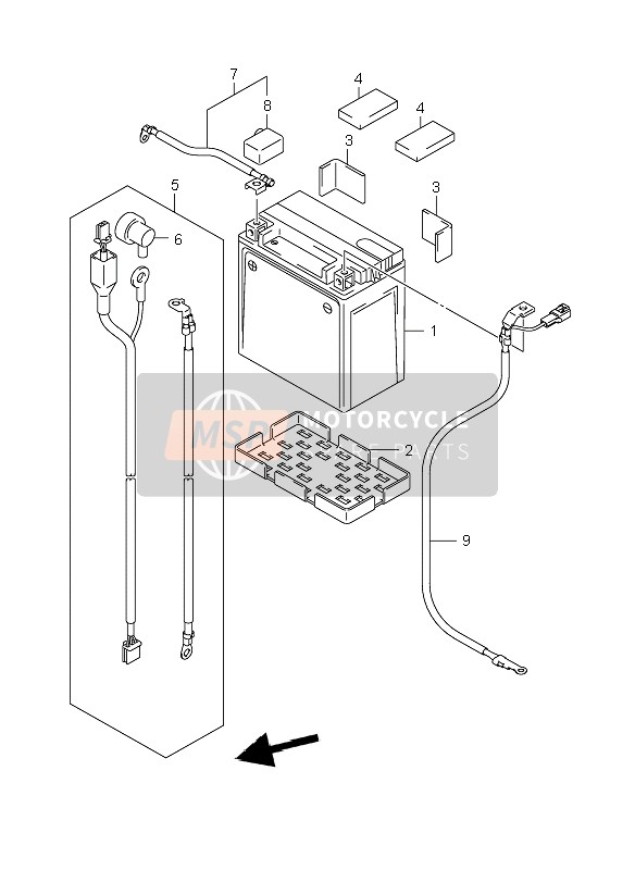 3386048G00, Wire, Battery Minus Lead, Suzuki, 0