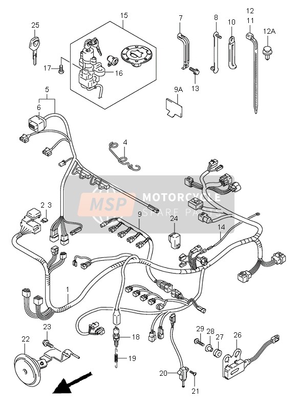 3685935F00, Wire, Injector Lead, Suzuki, 0