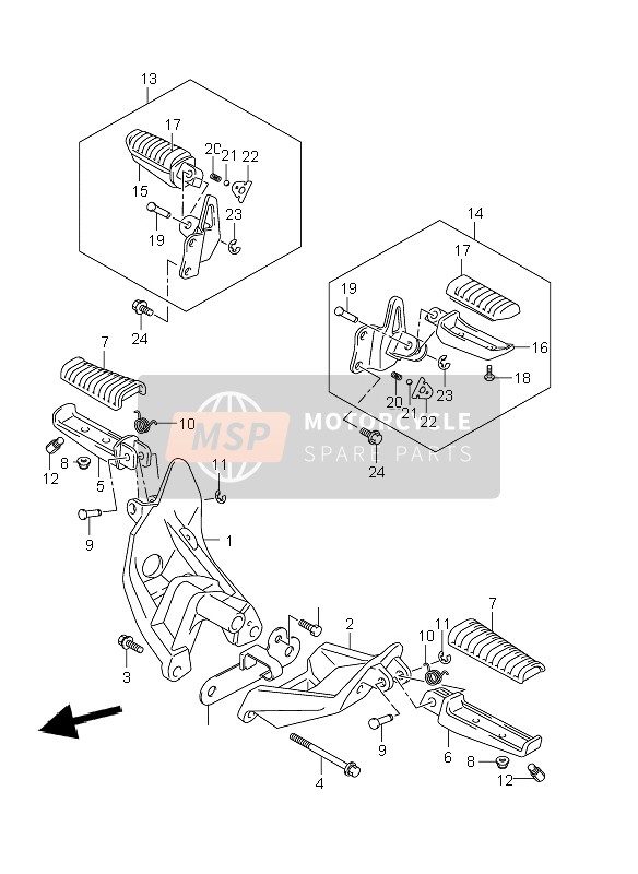 4360048G00, Soziusraste, Suzuki, 0