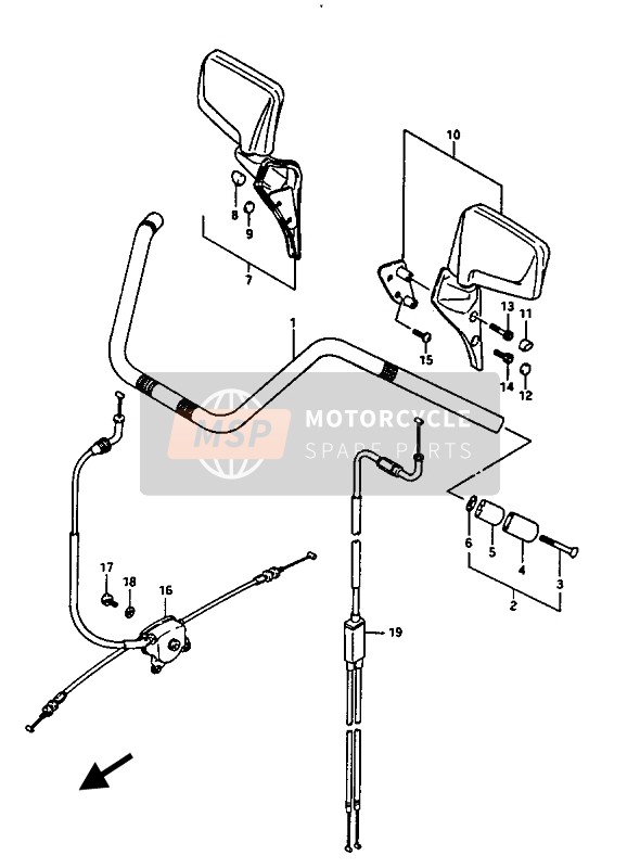 Manillar & Cable de control