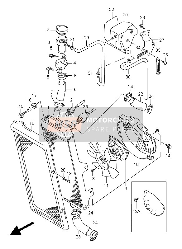 1771045C10, Radiatorcompl. Acqua, Suzuki, 0