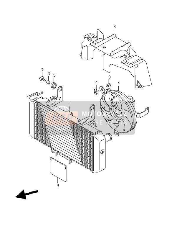 1780027G00, Luefter, Suzuki, 0