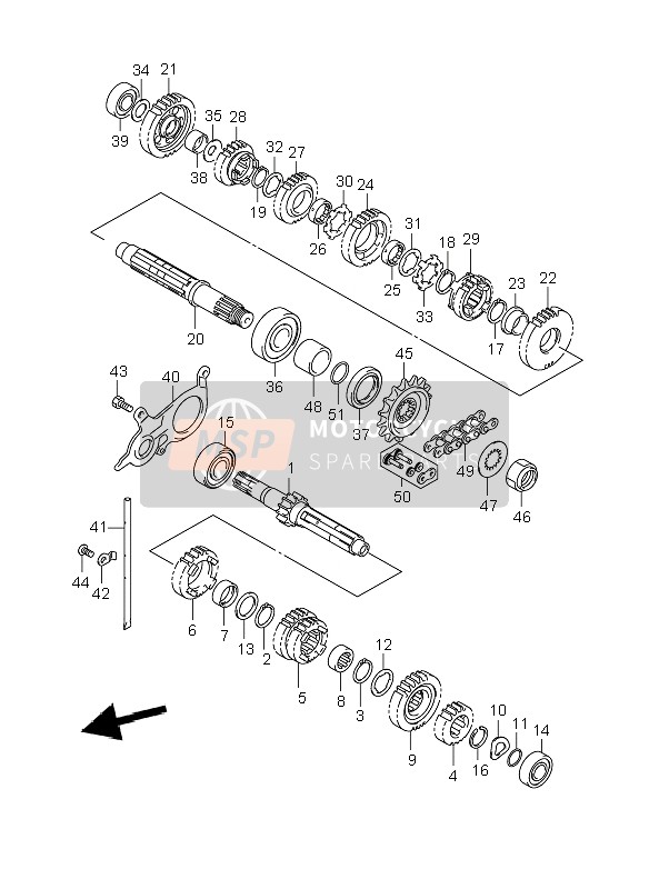 2434120F00, Gear, 4TH Driven (NT:27), Suzuki, 2