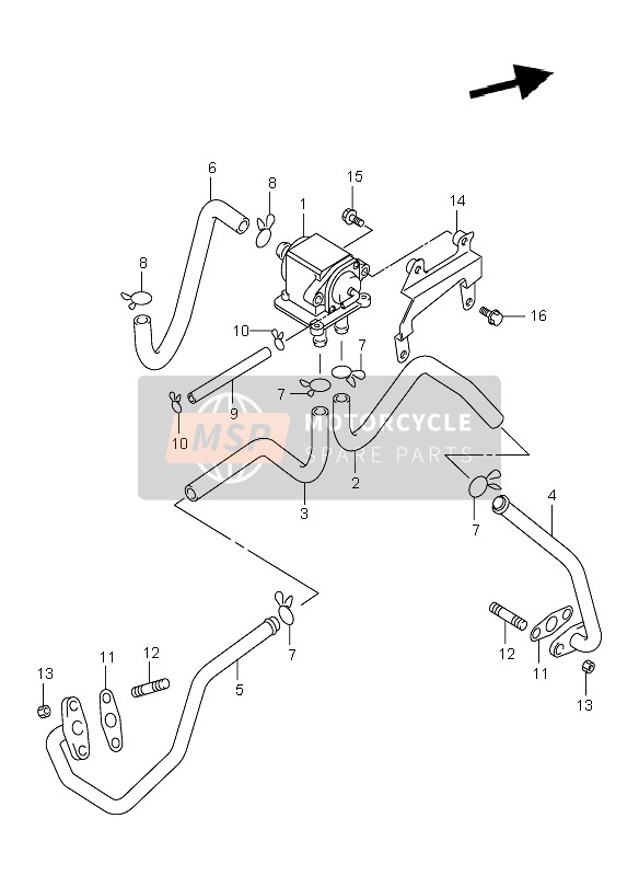 Suzuki TL1000R 2001 2do Aire (E18,E22) para un 2001 Suzuki TL1000R