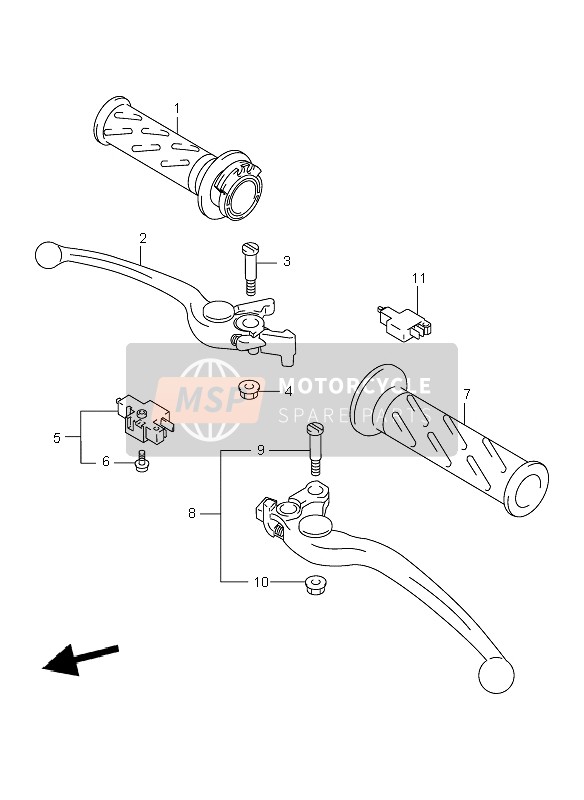 Suzuki TL1000R 2001 Handle Lever for a 2001 Suzuki TL1000R