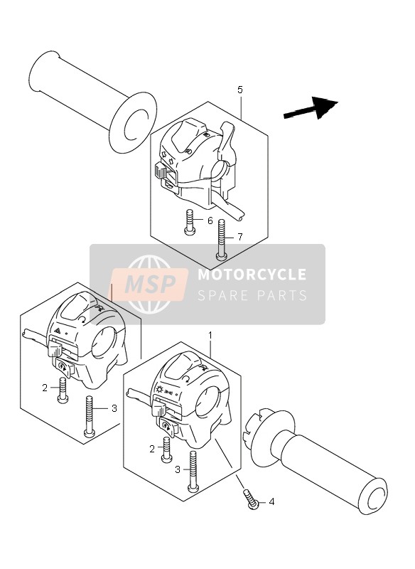 Suzuki VL125 INTRUDER 2001 HANDSCHALTER für ein 2001 Suzuki VL125 INTRUDER