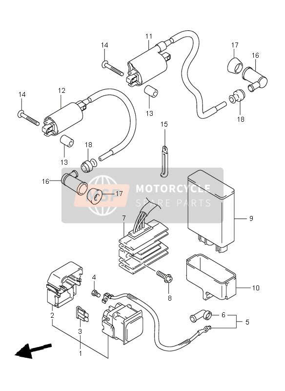 Suzuki VL250 INTRUDER 2001 Electrical for a 2001 Suzuki VL250 INTRUDER