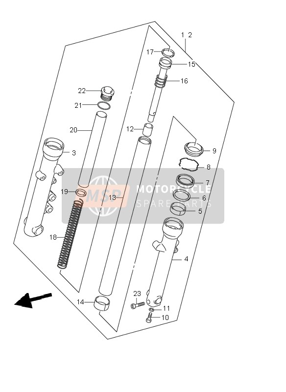 5113026F00, Tube, Outer Rh, Suzuki, 1