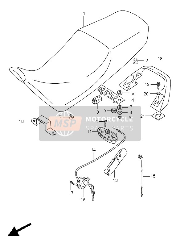 071301030B, Bolt, Stem, Suzuki, 0