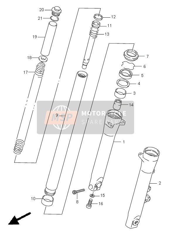 5114045CA0, Tube, Outer Lh, Suzuki, 0