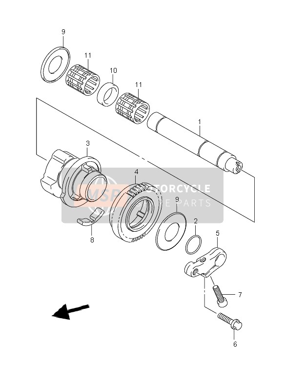 1268126D02, Arm,Balancer Shaft, Suzuki, 0