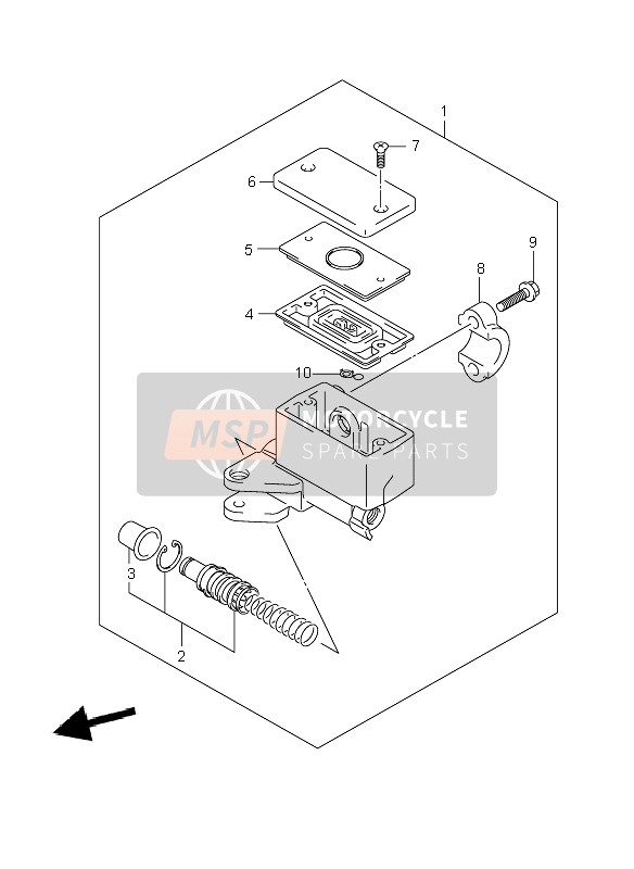 Front Master Cylinder (GSF1250S-SA)